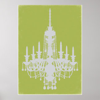Simple Chandelier Poster