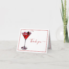 Simple Cherry Cocktail Martini  Tack Kort