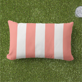 Simple Classic Coral Cabana Rand Lumbarkudde