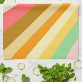 Simple Classic Multi Color Stripe Kitchen Towel Kökshandduk
