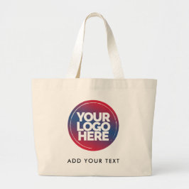 Simple Cotton Logo Text Business Jumbo Tygkasse