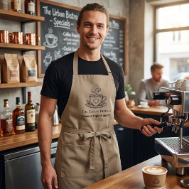 Simple Custom Bar Apron for Company - Promotional  Förkläde