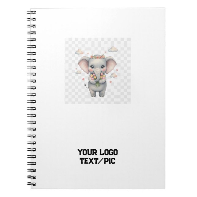 simple custom blue purple black leaves add your  t anteckningsbok (Framsidan)