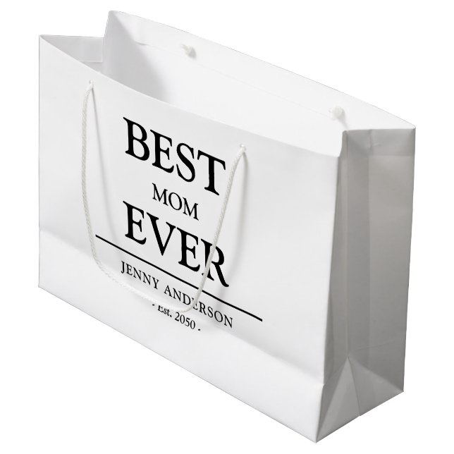 Simple Custom Design Best Mom Ever Mothers  (Framsidan Vinklad)