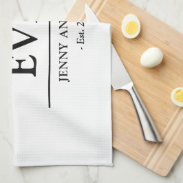 Simple Custom Design Best Mom Ever Mothers Gift Kökshandduk