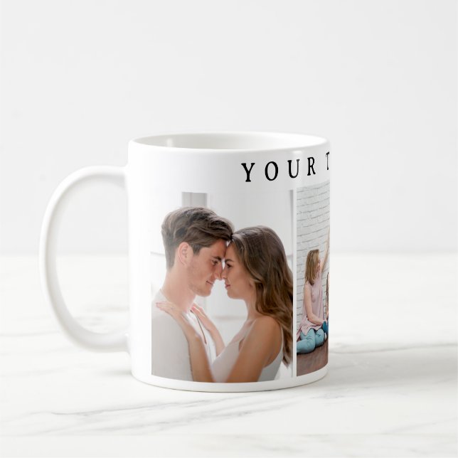 Simple Custom  Photo Valentine's Day Coffee Mug Kaffemugg (Vänster)