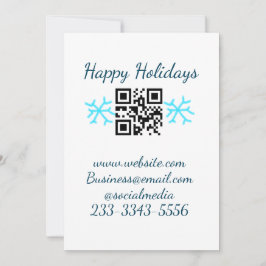 simple custom QR code add your name text  Classic  Inbjudningar