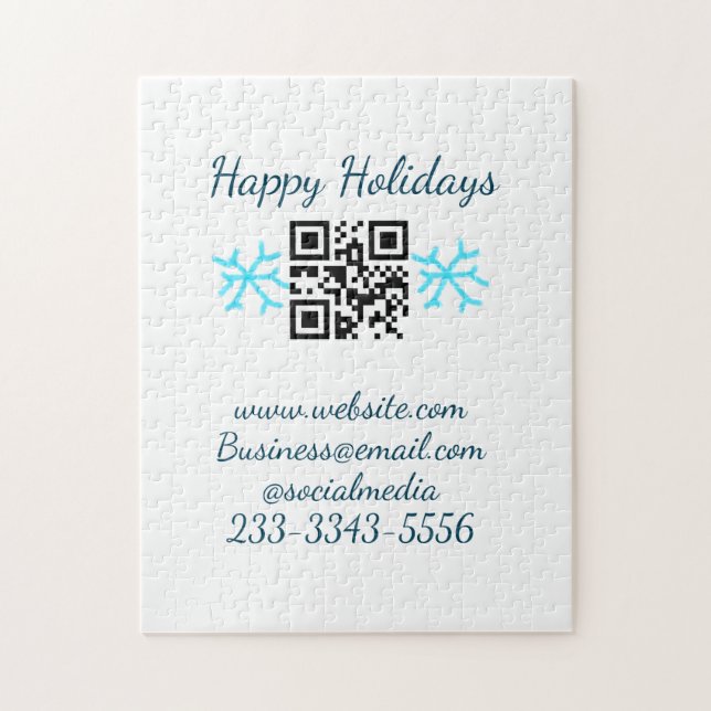 simple custom QR code add your name text  Classic  Pussel (Vertikal)