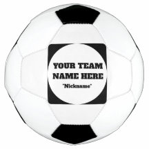 Simple Customisable Soccer Team Name 