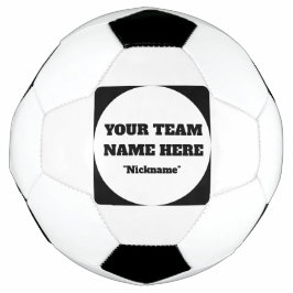 Simple Customisable Soccer Team Name