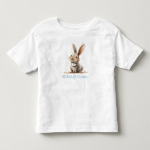 Simple Cute Bunny Birthday Barn T Shirt