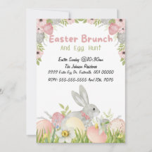 Simple Cute Påsk Brunch och Egg Hunt