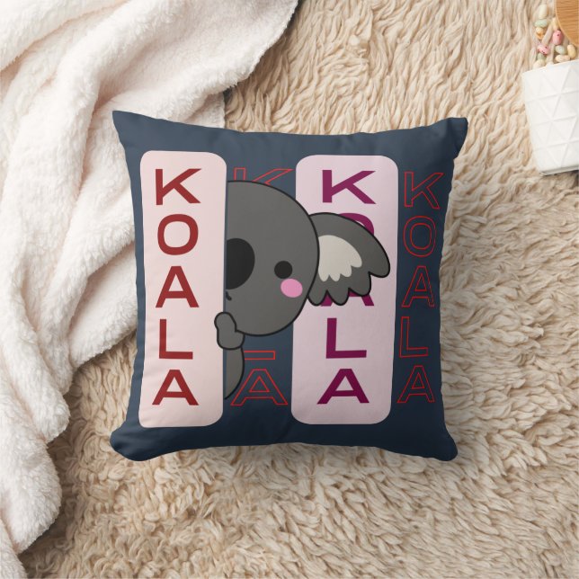 Simple Cute Trendig Stil Koala Australien Kudde (Filt)