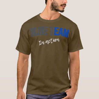 Simple Cyber Security Blue Team Hacking Profession T Shirt