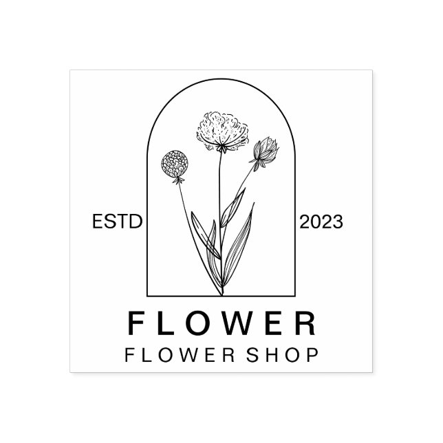 Simple Dandelion Flower | Minimal Botanical Stämpel (Tryck)