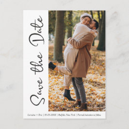 Simple Design with Rustic Touches and Picture Vykort