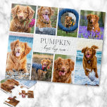 Simple Dog Pet Photo Collage Pussel<br><div class="desc">Personalized "Best Dog Ever" Jigsaw Puzzle. This simple and elegant jigsaw puzzle is a beautiful way to showcase cherished memories of your beloved dog. The design features space for a favorite photo, with room for their name on the first line and "Best Dog Ever" on the second line in a...</div>