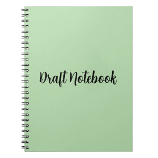 Simple Draft Book for School, homework & Projects Anteckningsbok