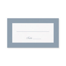 Simple Dusty Blue Bröllop