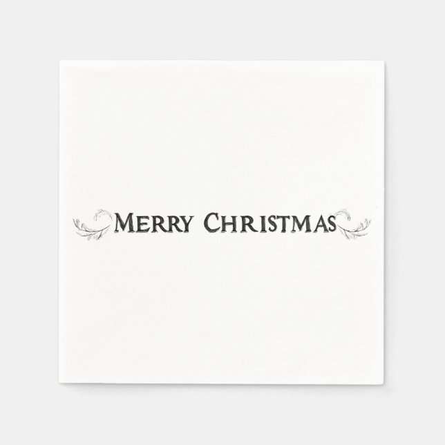 Simple Elegance "God jul" Napkins Pappersservett (Framsidan)