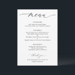 Simple Elegant bröllop Meny<br><div class="desc">Elegant bröllop Menu: Indulge i sofistikering med vår designade meny Elegant bröllop. Dess robusta typografi och förfinade layout anger tonen för en minnesvärd matupplevelse. Anpassa det så att det blir en omhuldad keepy. Öka din mottagning med det här tidslösa tillägget. Ordna nu och låt kulinariska glädje över dina omhuldade gäster....</div>