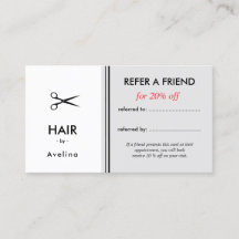 Simple elegant business light beauty salon