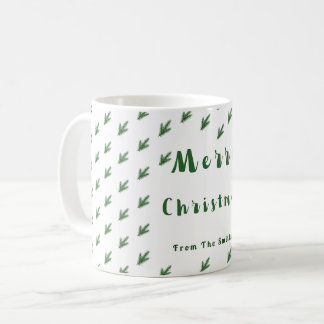 Simple Elegant Merry Christmas mug Kaffemugg