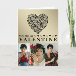 Simple Elegant Photo Valentine's day Kort