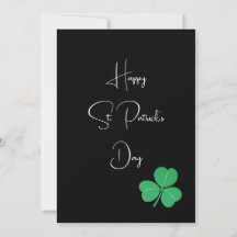 Simple Elegant Saint Patricks Day Shamrock