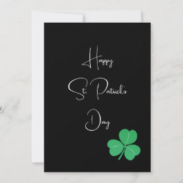 Simple Elegant Saint Patricks Day Shamrock Tack Kort
