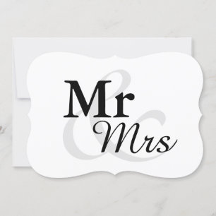 &Simple Elegant Typography Bröllop