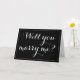 Simple & Elegant: "Vill du gifta dig med mig?" Kor Kort (Small Plant)
