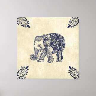 Simple Elephant Canvastryck