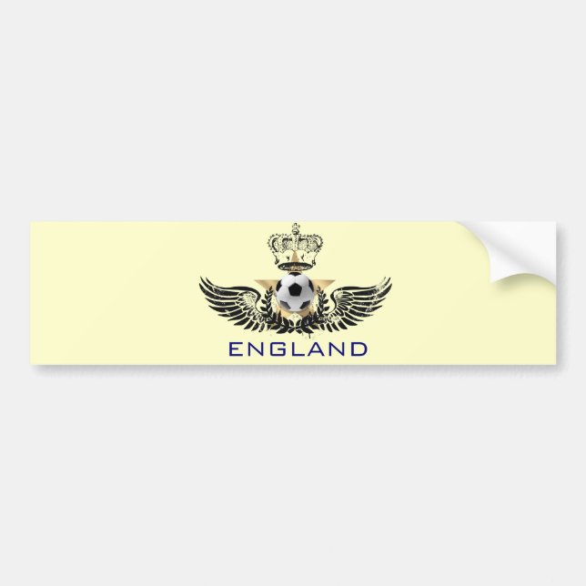 Simple England Logotyp Bumper Sticker Bildekal (Framsidan)