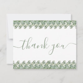 Simple Eucalyptus Greenery Wedding Tack Kort