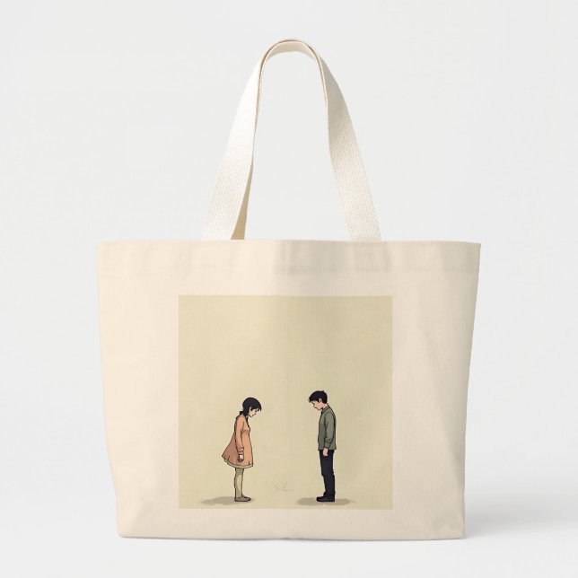 Simple Everyday Tote Bag – Reusable & Stylish Jumbo Tygkasse (Framsidan)