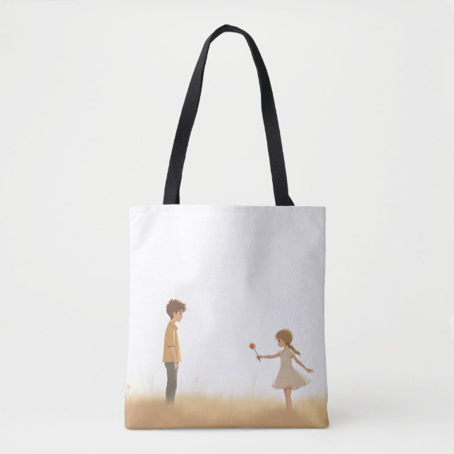 Simple Everyday Tote Bag – Reusable & Stylish Tygkasse (Framsida)