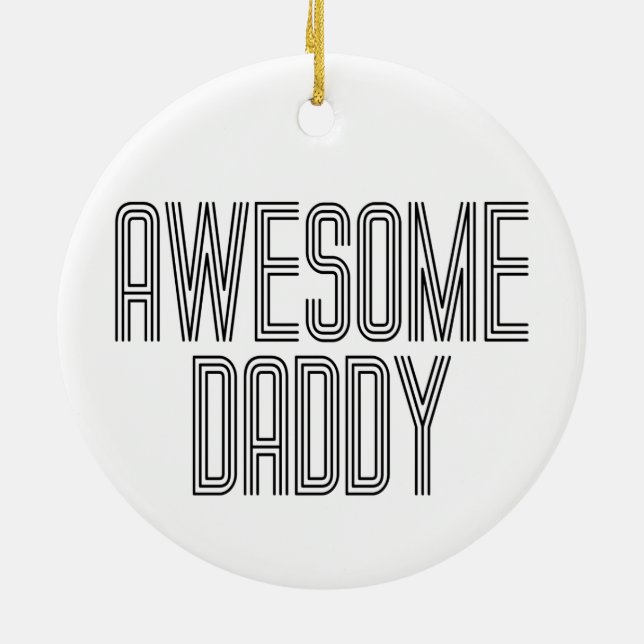 Simple Fantastisk pappa Fars dag | Ornament (Baksidan)