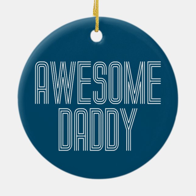 Simple Fantastisk pappa Fars dag | Ornament (Baksidan)