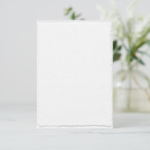 Simple Faux Hand Torn Papper White Bröllop