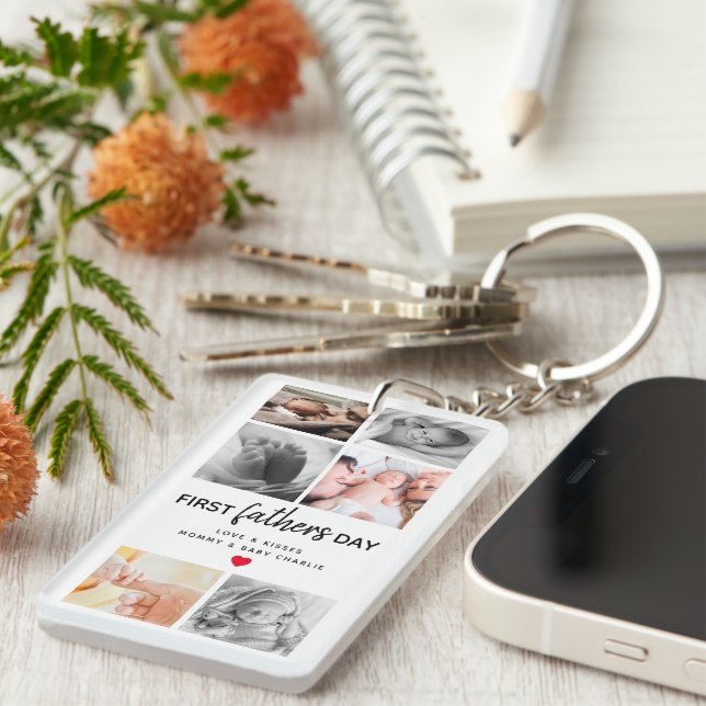 Simple First Fars dag Bild Collage | Pappa (Högra Framsidan)