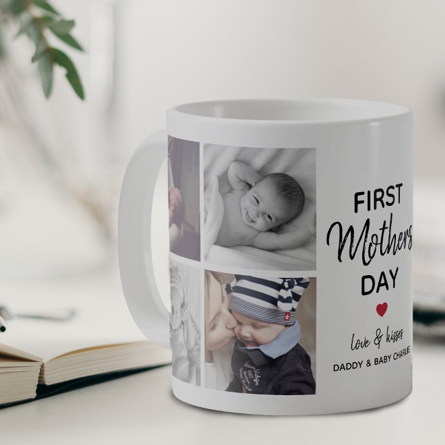 Simple First Mother's Day Picture Collage | Mommy Kaffemugg (Skapare uppladdad)