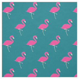 Simple Flamingo Rosa Polka dots Tyg