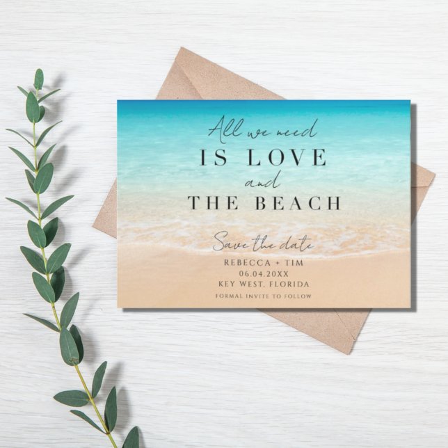 Simple Florida Beach Wedding Spara Datumet (Skapare uppladdad)