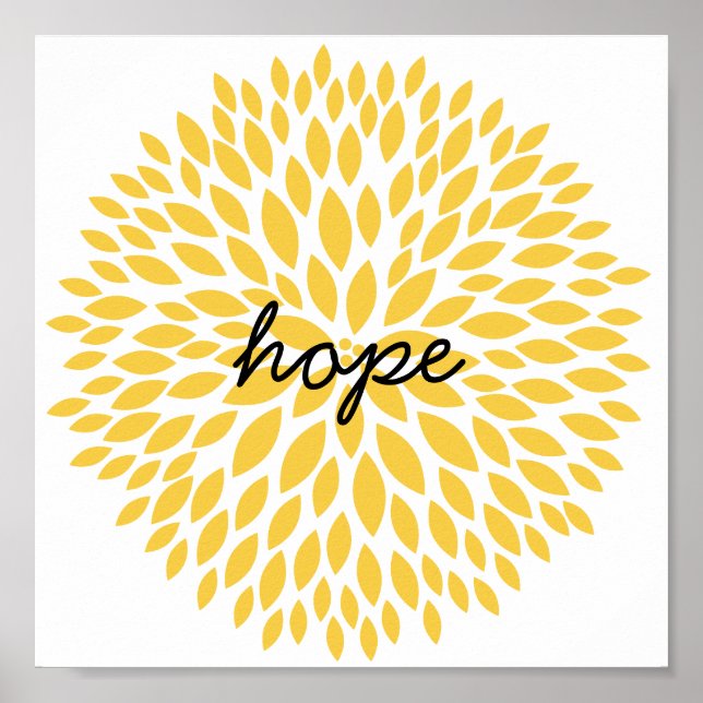 Simple Flowers Hope Poster (Framsidan)