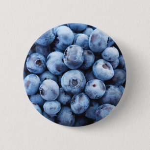 Simple Foodie Blueberry Mönster Knapp