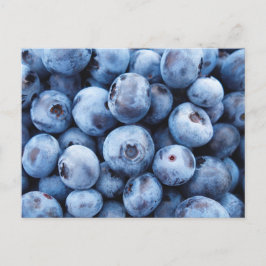 Simple Foodie Blueberry Mönster Vykort