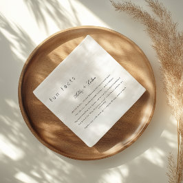 Simple Fun Facts About The Newlyweds Wedding  Pappersservett