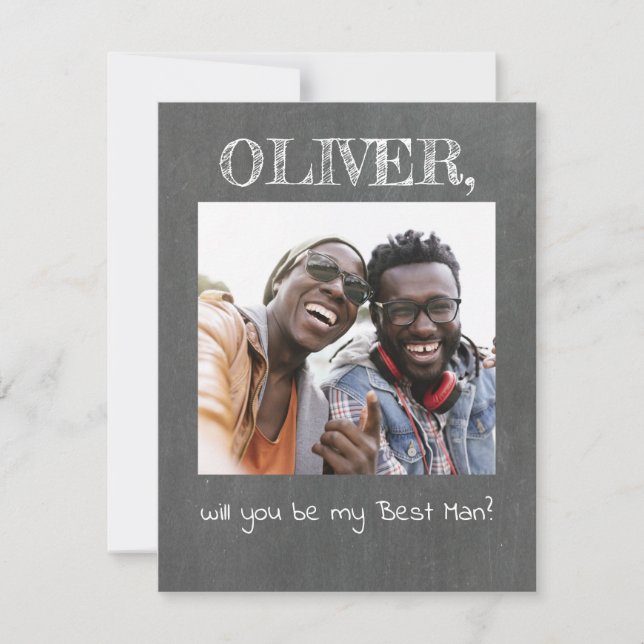 Simple Fun kommer du att vara min bestman Foto (Framsida)