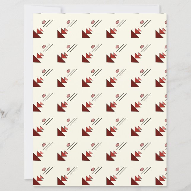 Simple Geometric Design Scrapbook Paper (Framsida)